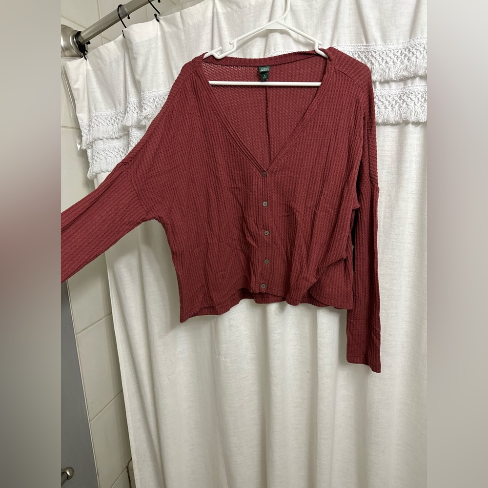 Wild fable long sleeve button up